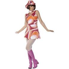 Smiffys Ladies 1960's Circle Gogo Dress