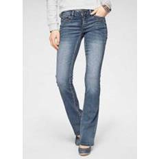 Arizona Low Waist Bootcut Jeans Denim