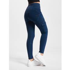 Freddy WR.UPÂ 7/8 High Waist Super Skinny Push-Up Cargo Jean Blau