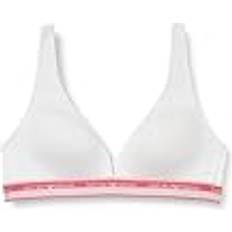 Emporio Armani M Bras Emporio Armani stretch bomull logotypband vadderad triangel BH vit, Vitt