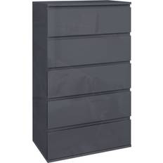 Homcom Bedroom gloss 5 Chest of Drawer