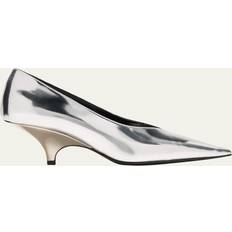 Plata Tacones y Zapatos de Tacón Toteme Wedge Heel Pumps - Mirror Silver