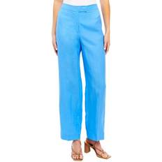 Anne Klein Pants & Shorts Anne Klein Petite High-Rise Fly-Front Wide-Leg Trousers Shore Blue 16P