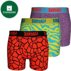 Bawbags Men's Cotton Boxers Pack Techno Safari Base Layer Multi