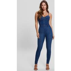 Adult - Blue Jumpsuits & Overalls Guess Skinny Denim Jumpsuit Blue
