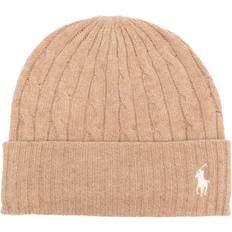 Polo Ralph Lauren Women Beanies Polo Ralph Lauren Kabelgebreide Muts - Beige