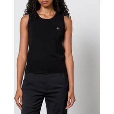 Cachemira Blusas Vivienne Westwood Bea Cotton and Cashmere-Blend Vest Black