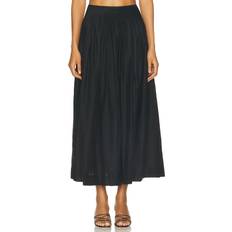 LouLou Studio Black Artemis Maxi Skirt Black