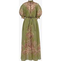 Zimmermann Gröna Klänningar Zimmermann Klänning Ottie Swing Maxi - Khaki