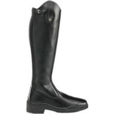 Synthetic Leather Shoes Brogini Modena Synthetic Extra Wide Long Boots Black