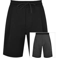 Armani Men Shorts Armani Emporio Bermuda Shorts Black