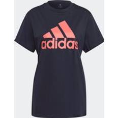 adidas ESSENTIALS LOGO BOYFRIEND T-Shirt Legend Ink Semi Turbo