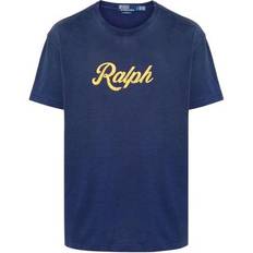 Polo Ralph Lauren Yellow T-shirts Polo Ralph Lauren Logo Printed Cotton T-shirt - Blue