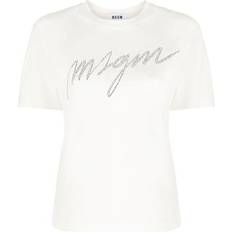 Moncler Femme T-shirts Moncler Autry T-shirt Met Logopatch - Wit