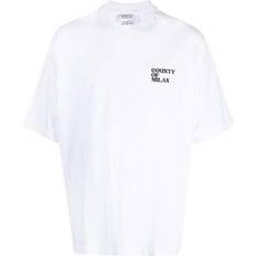 Marcelo Burlon County of Milan logo-print T-shirt men Cotton/Elastane White