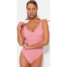 Floreado - Mujer Trajes de baño Trendyol Collection Badeanzug Mehrfarbig Dobby für Damen