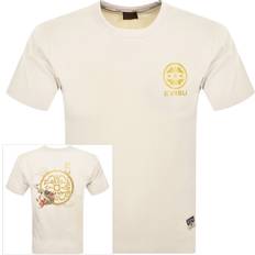 Evisu Clothing Evisu Logo T Shirt Cream Medium