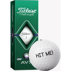 Golfbolde med tekst Titleist AVX - Golfbolde med Tekst (3-pack)