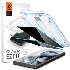 S24 ultra skärmskydd Spigen Glas.tR EZ Fit Privacy Screen Protector for Galaxy S24 Ultra 2-Pack