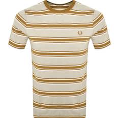Fred Perry Orange Clothing Fred Perry Stripe T-Shirt, Green