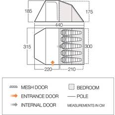 Vango Tents Vango Skye 5 Man Tent