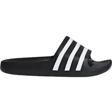 Adidas Synthetic Slippers adidas Junior Adilette Aqua Slides - Black/White