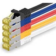 Cat 7 cable 1aTTack 5 X 0.25 M Cat 7 Ethernet Cable