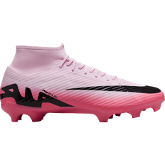 Laced Soccer Shoes Nike Mercurial Superfly 9 Academy - Pink Foam/Black