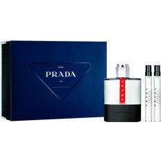 Prada Cajas de regalo Prada Luna Rossa Carbon Gift Set EdT 100ml + EdT 10ml + EdT 10ml