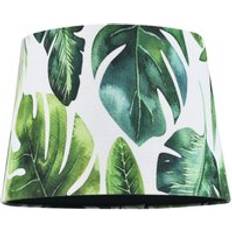 Green Shades Happy Homewares Palm Leaf Themed 25cm Shade