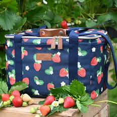 Cooler Bags Summerhouse by Navigate Strawberries & Cream Family Cool Bag 18L NAVY