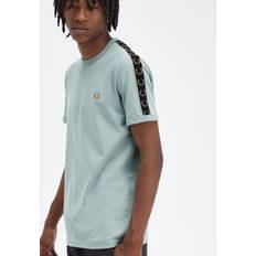 Fred Perry Contrast Tape Ringer Silver Blue/Warm T-Shirt Blau