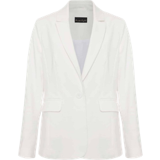 Ulrica Fitted Suit Jacket - White