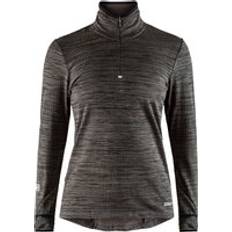 Craft Nainen Puserot Craft Grid Halfzip Ski Sweater - Black