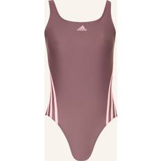 Adidas Lila Badkläder adidas 3 Stripes Swimsuit - Lila