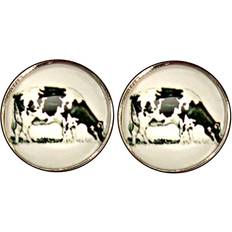 Bassin and Brown Cow Cufflinks White/Black