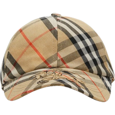 Burberry Chapeaux Burberry Check Cotton Blend Baseball Cap - Sand