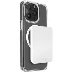 Puro Power bank Mini Power Mag 4200 mAh USB-C in/out. Powerbank Akku Weiß 4200 mAh