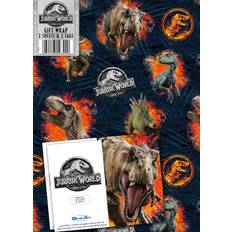 Movies Gift Wrapping Papers Jurassic World Gift Wrapping Papers and Gift Tags 4pcs
