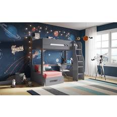 Red Sofas Flair Cosmic Red Futon High Sleeper Sofa