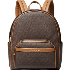 Brown Backpacks Michael Kors Bex Medium Signature Logo Backpack - Brn/Acorn