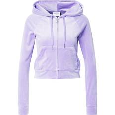 Juicy Couture Damen Oberbekleidung Juicy Couture Sweatjacke 'MADISON' helllila silber