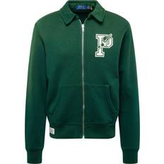 Polo Ralph Lauren College Logo Sweat Jacket - Moss Agate Men's