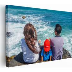 SPL Personalised photo on canvas print a1 Framed Art