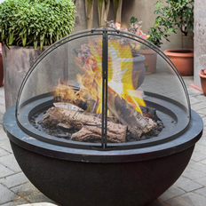 Balconera Round Fire Pit Spark Screen