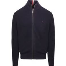 Tommy Hilfiger Woman Jackets Tommy Hilfiger Cardigan Structure Navy Blue Dark Blue