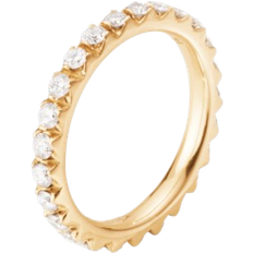 Allianseringer Georg Jensen Signature Ring - Gold/Diamonds