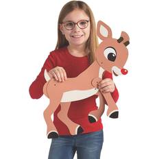 Red Cards & Invitations Fun Express 24" Jointed Rudolph the Red-Nosed Reindeer Cutout