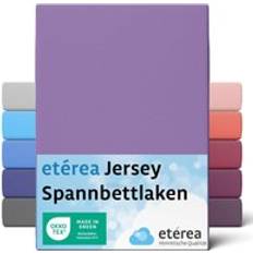 Viola Lenzuola Eterea Comfort Jersey Spannbettlaken 100 x 200 cm - Violett Lenzuolo Viola (200x)