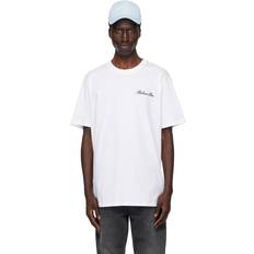 Balmain T-shirt Med Ikoniskt Logobroderi - White